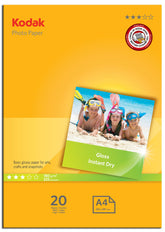 Kodak 5740512 A4 Gloss Photo Paper 20 Sheets - 3937182